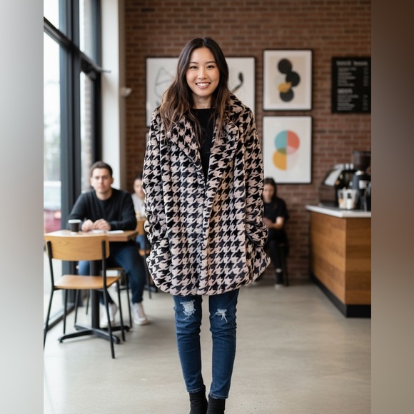 FAUX FUR JACKET - Picture 3 of 7